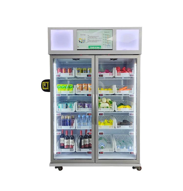 smart retail fridges vending machine for sale yogurt