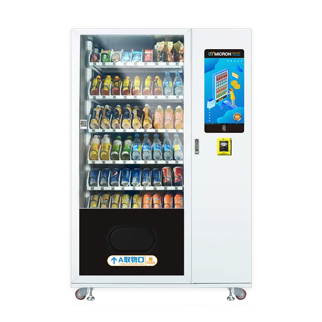 new style touch screen vending machine for snack and drink