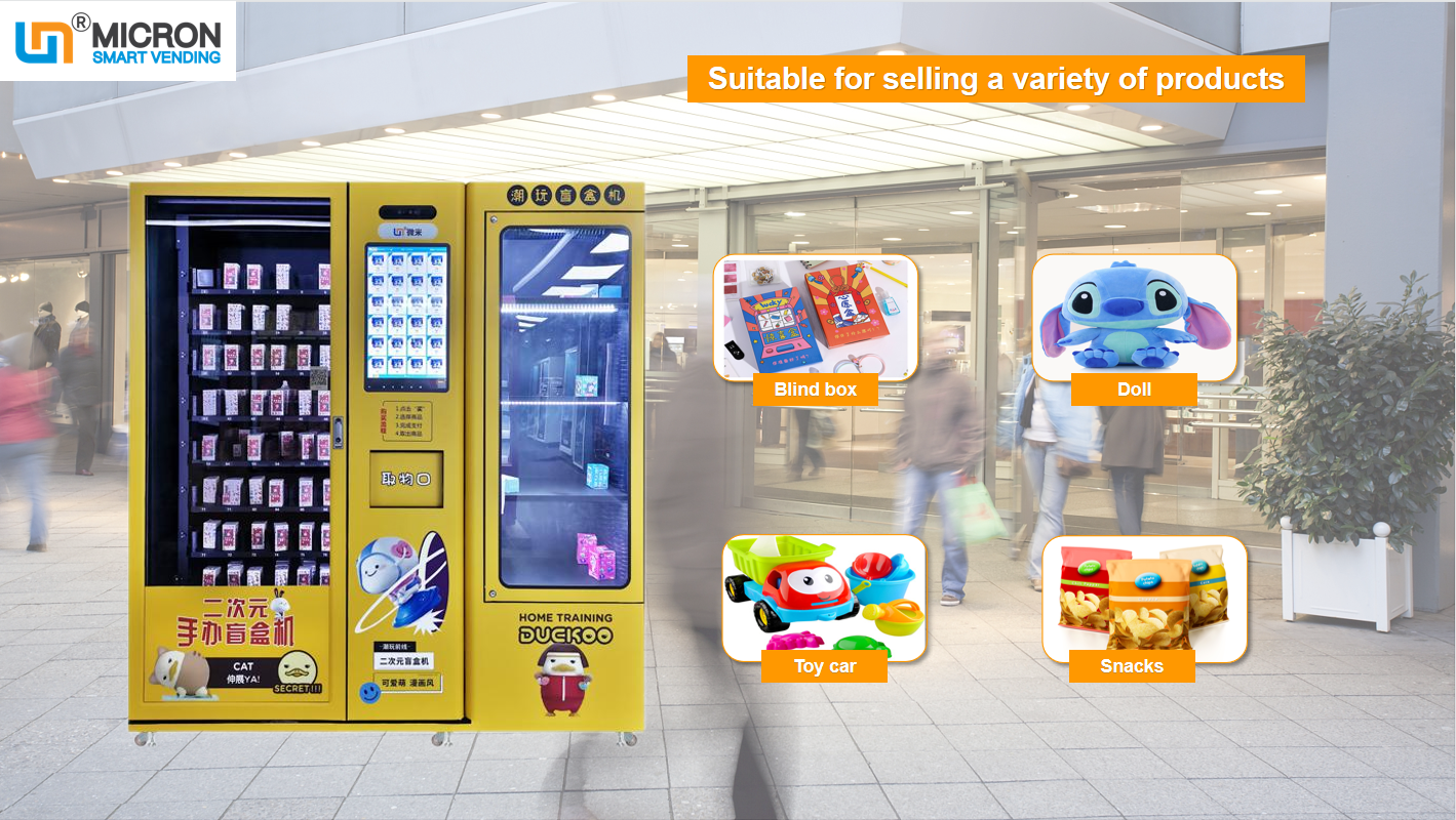 large-capacity toy vending machine blind box touch screen
