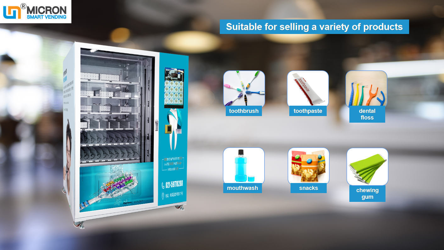 wholesale toothbrush vending machine with smart system