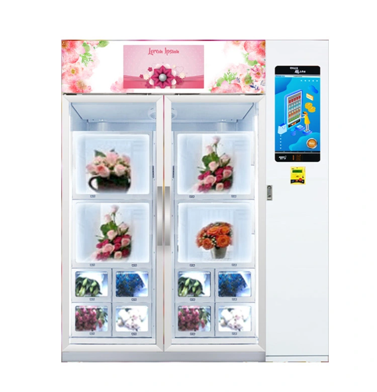 Customized cooling locker flower vending machine