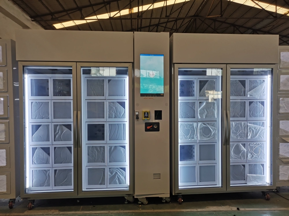 Customized cooling locker flower vending machine