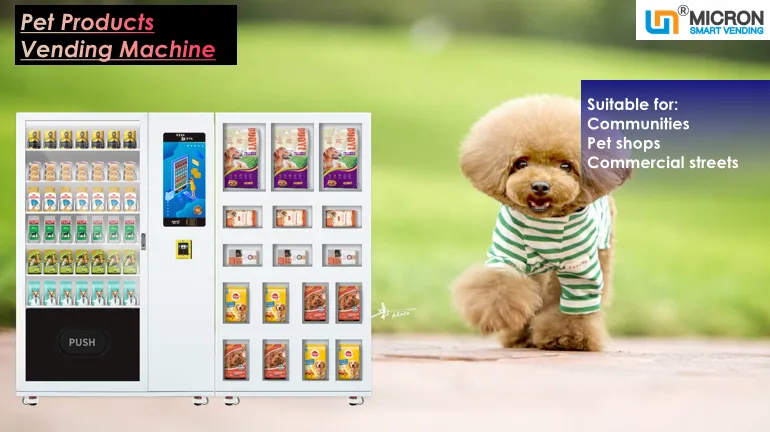 pet food micron smart locker vending machine for sale