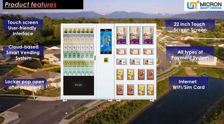 pet food micron smart locker vending machine for sale