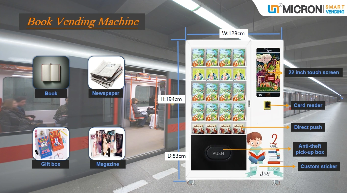 touch screen smart book vending machine supplier