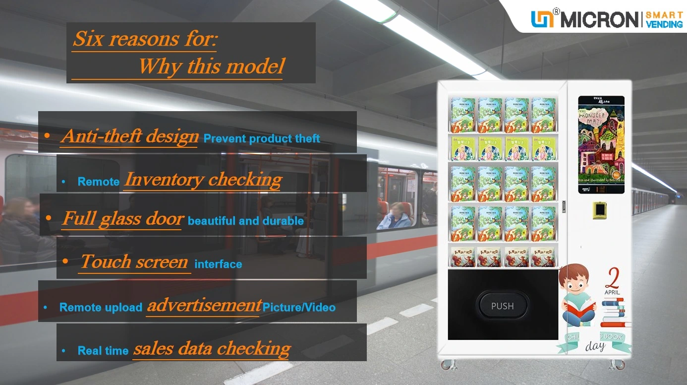 touch screen smart book vending machine supplier