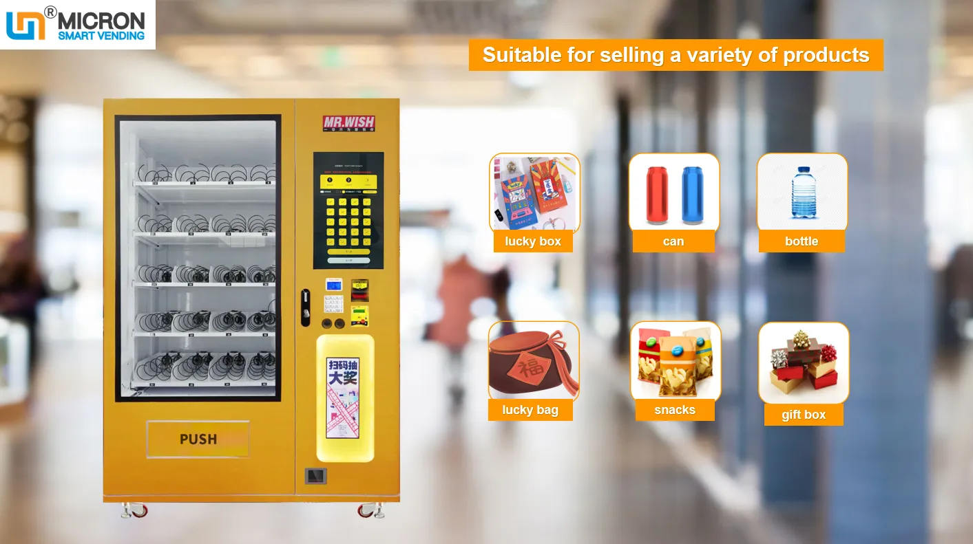 custom vending machine for gift box lucky box