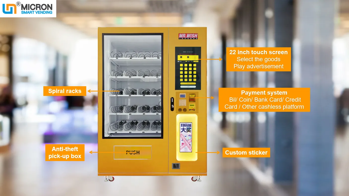 custom vending machine for gift box lucky box
