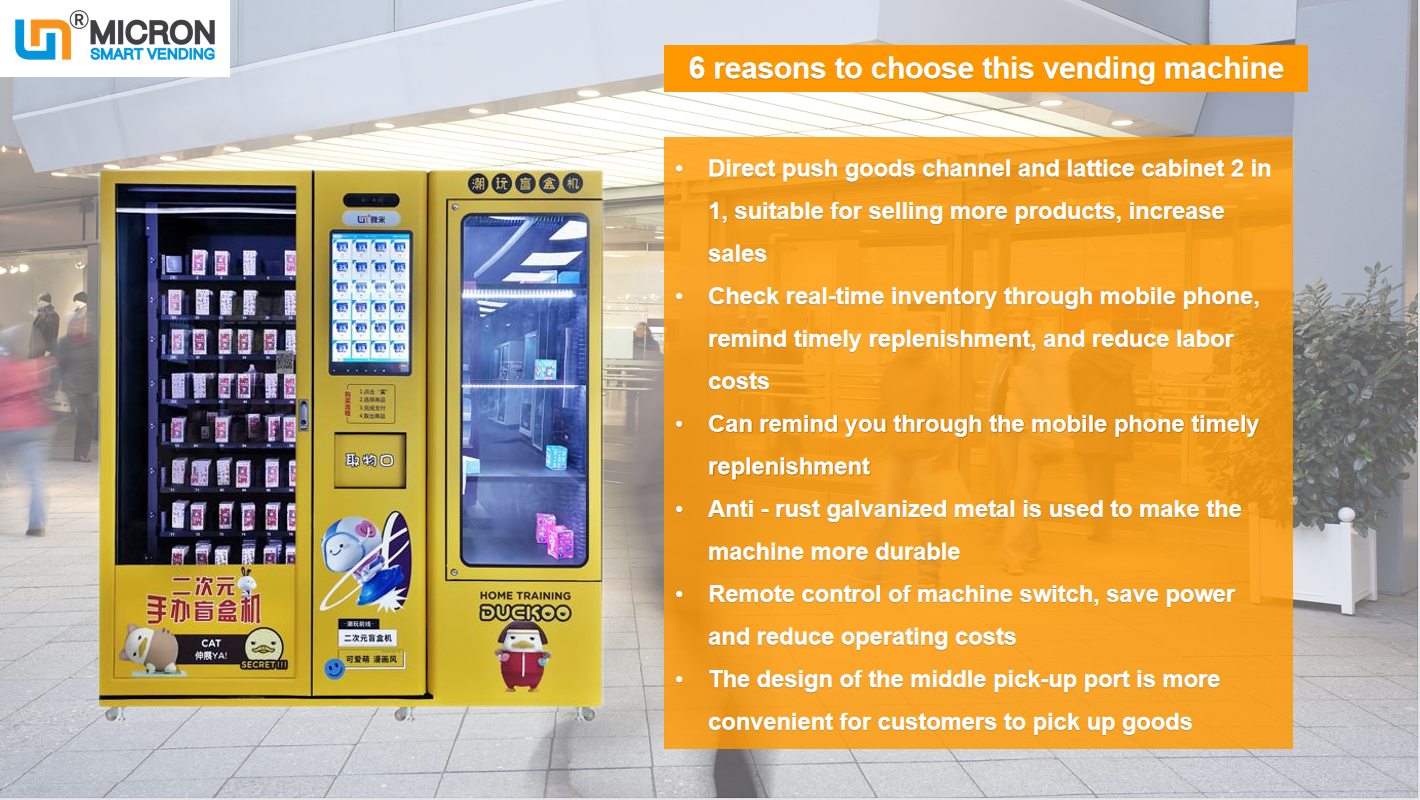 vending machine toy micron smart vending with elevator