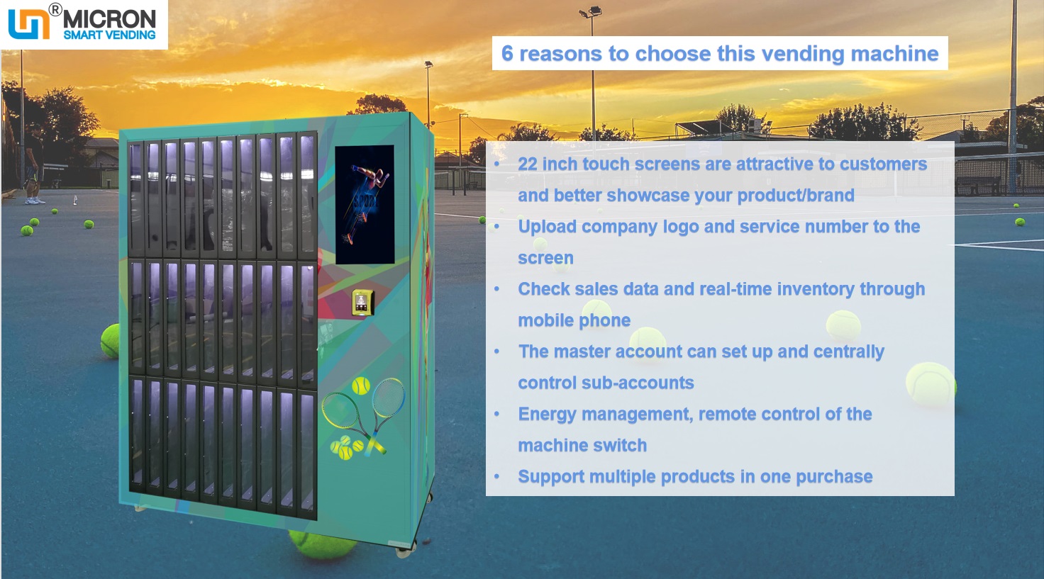 locker vending machine sale book tennis sports goods