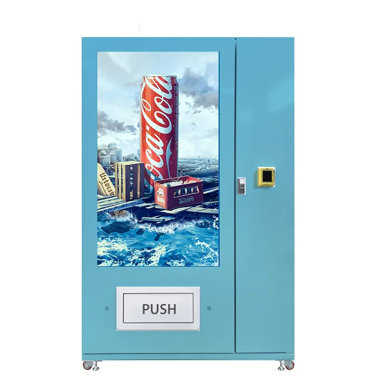 vending machines small snacks with large touch screen