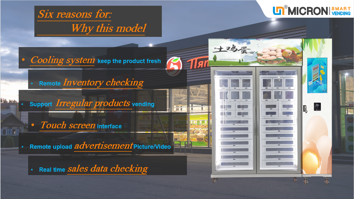 health food egg box frozen vending machine cooling locker