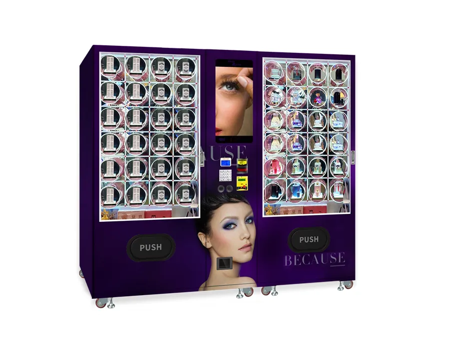 Custom vending machine beauty for sale eyelash wig hair