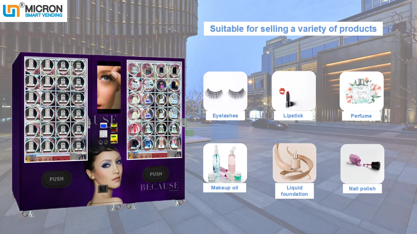 Custom vending machine beauty for sale eyelash wig hair