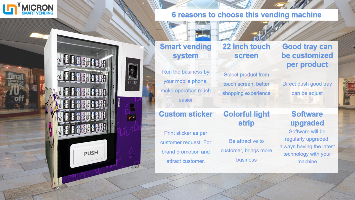 beauty eyelashes vending machine for false lashes