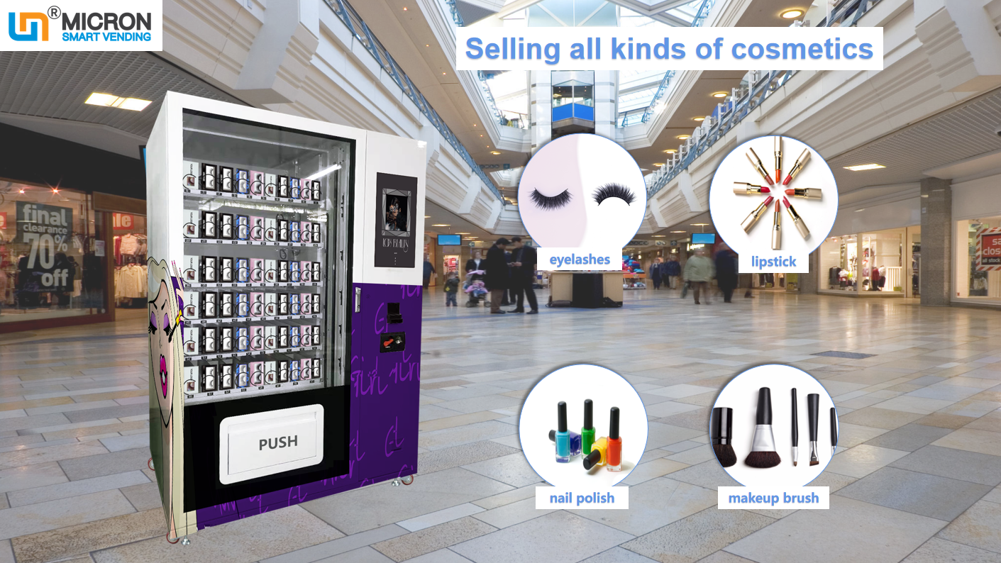 beauty eyelashes vending machine for false lashes