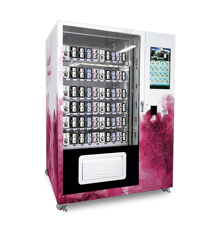 eyelash vending machine with touch screen LED lighting