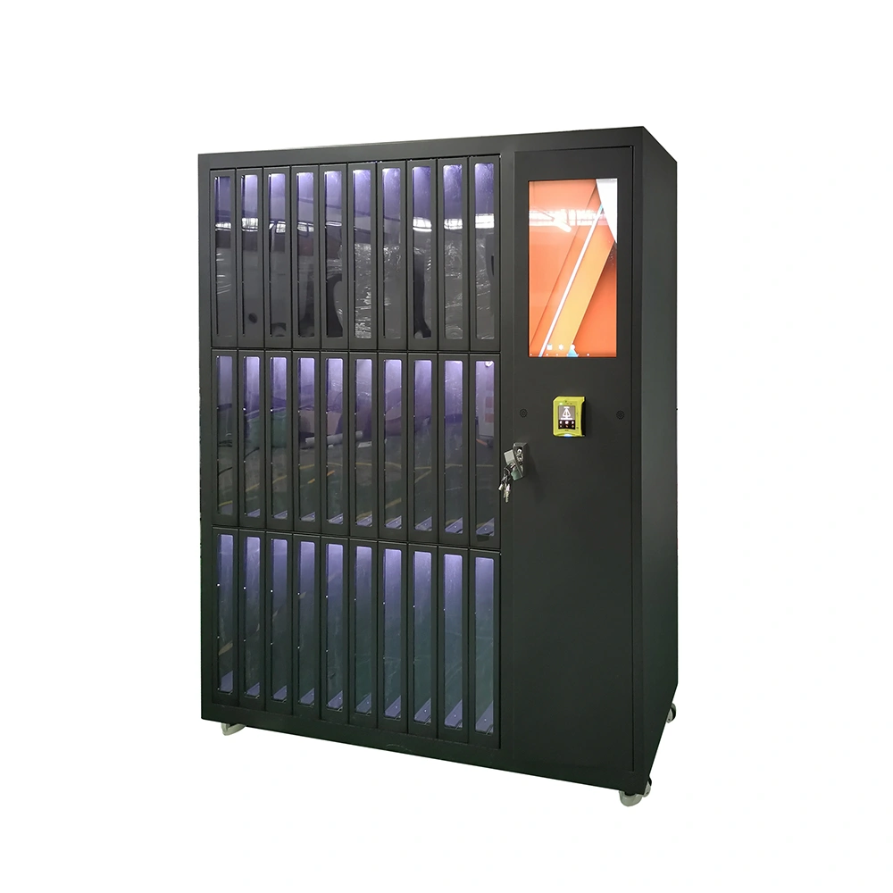 touch screen custom locker book vending machines