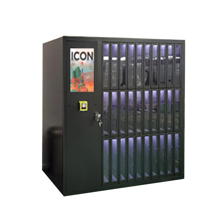touch screen custom locker book vending machines