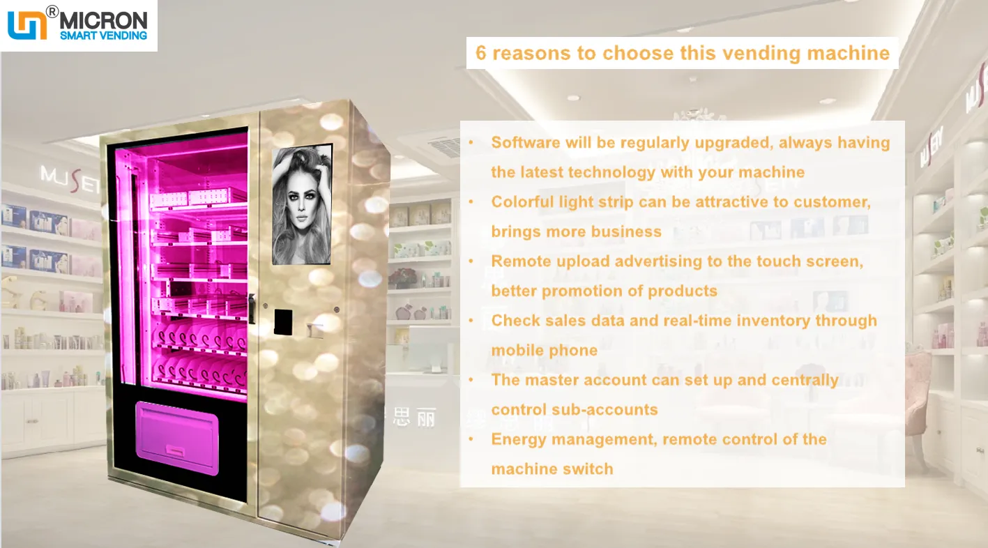 Micron smart custom eyelash vending machine beauty lash