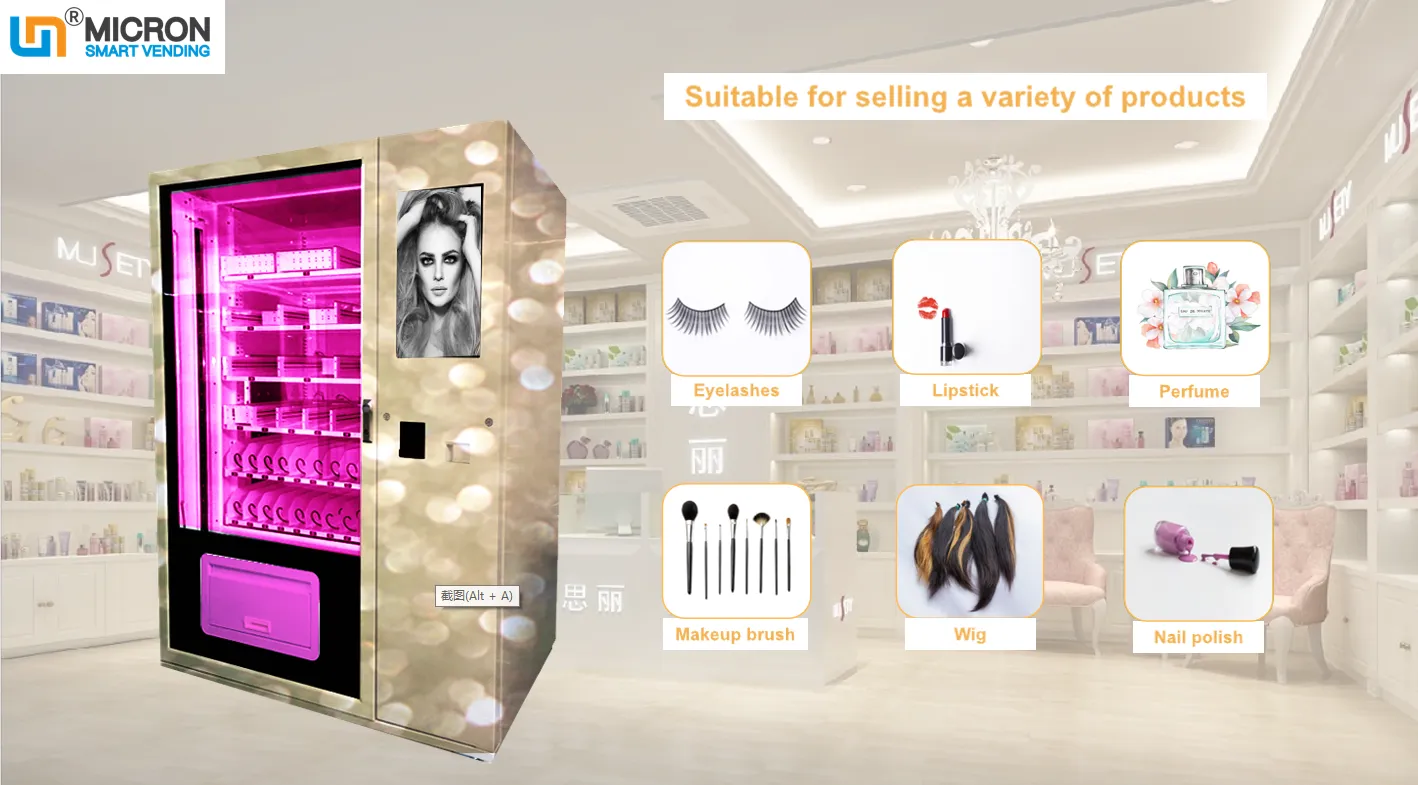Micron smart custom eyelash vending machine beauty lash