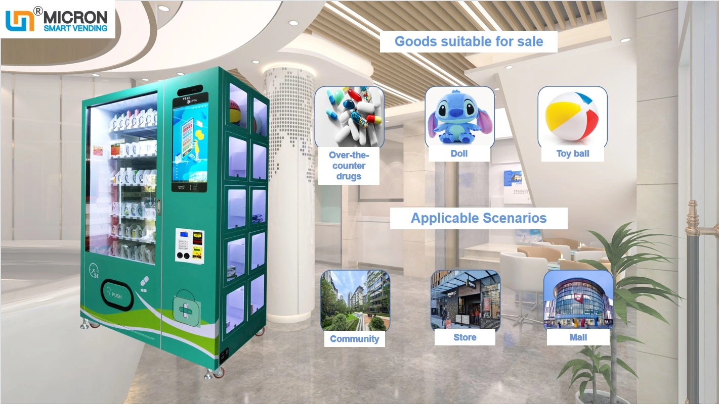 touch screen smart medicine vending machine for sale
