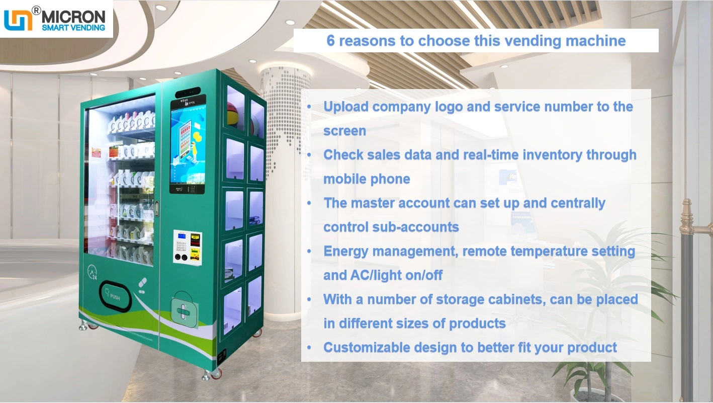 touch screen smart medicine vending machine for sale