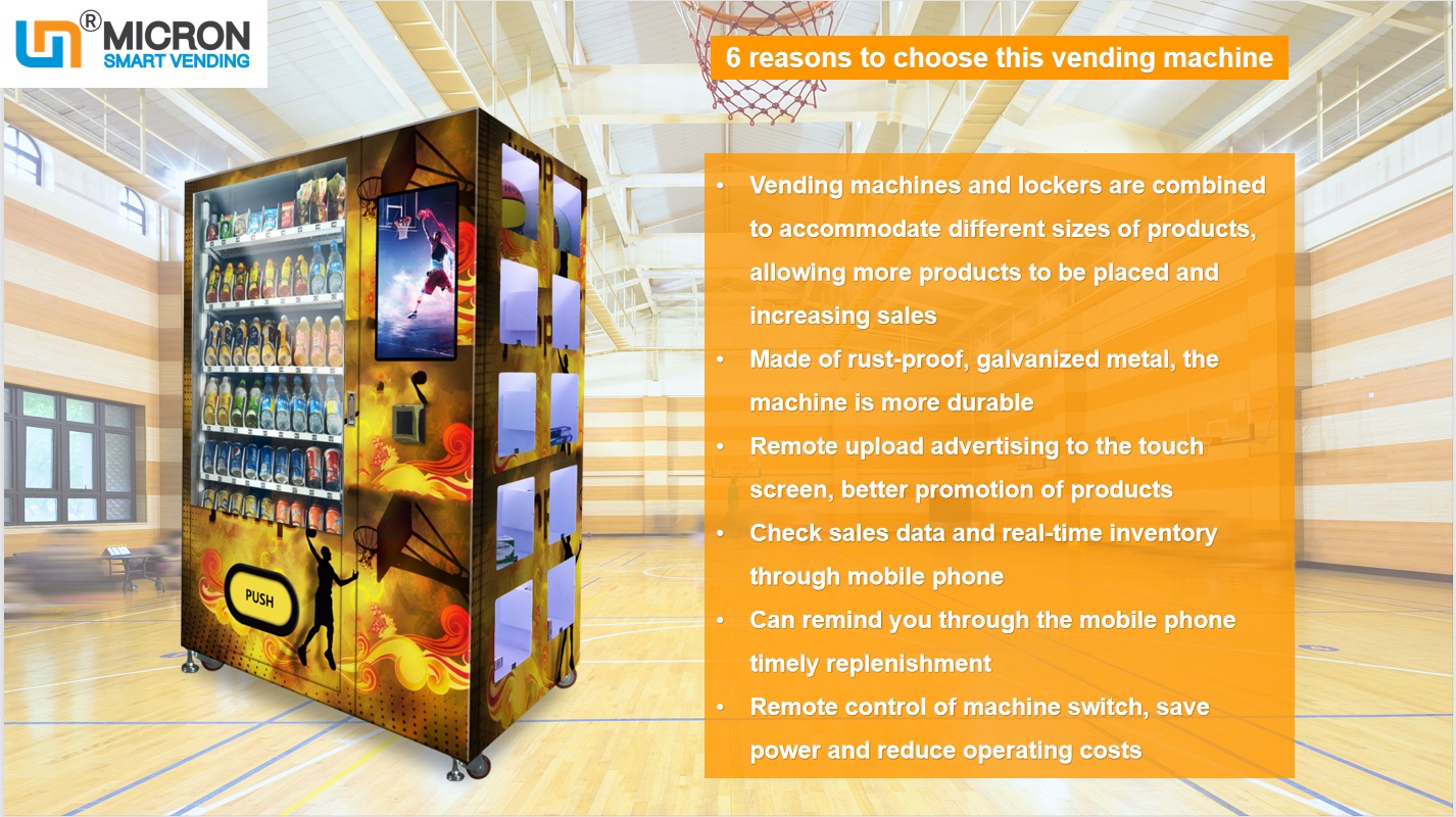 touch screen smart locker vending machine for sale snack