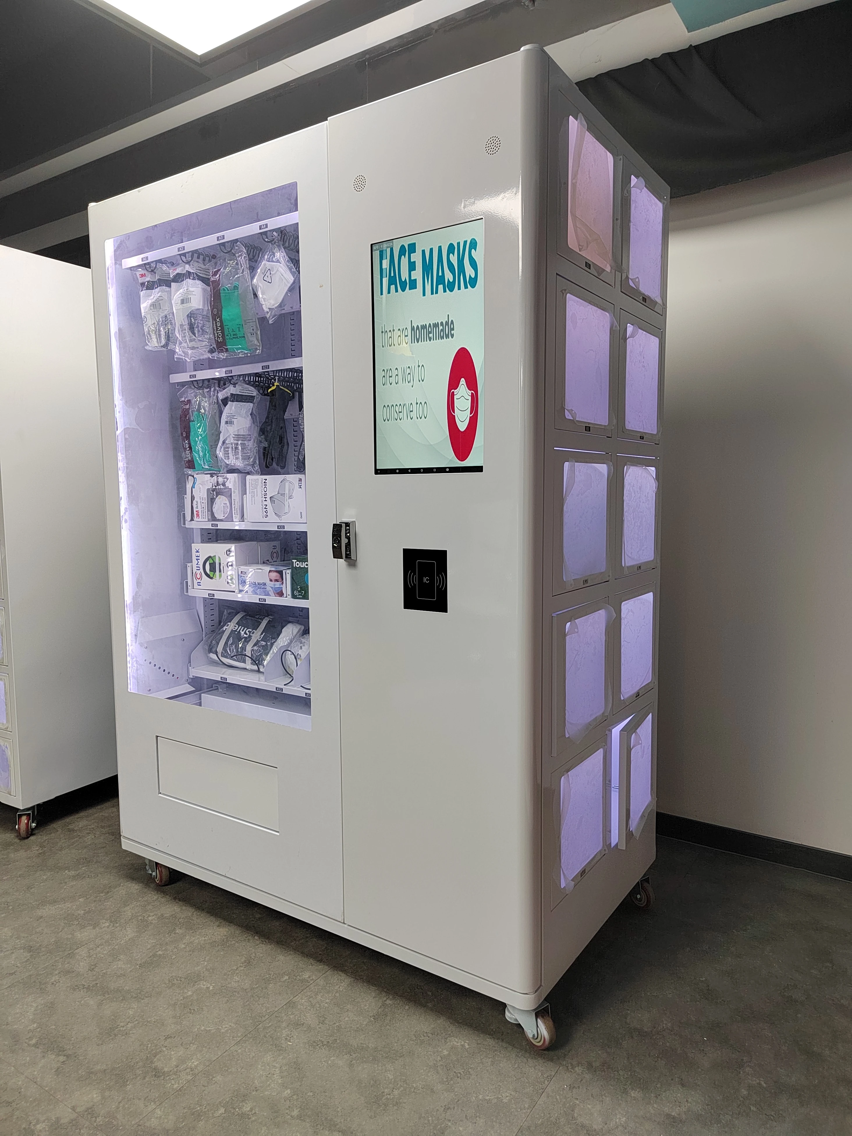 custom sport goods locker ppe vending machine basketball
