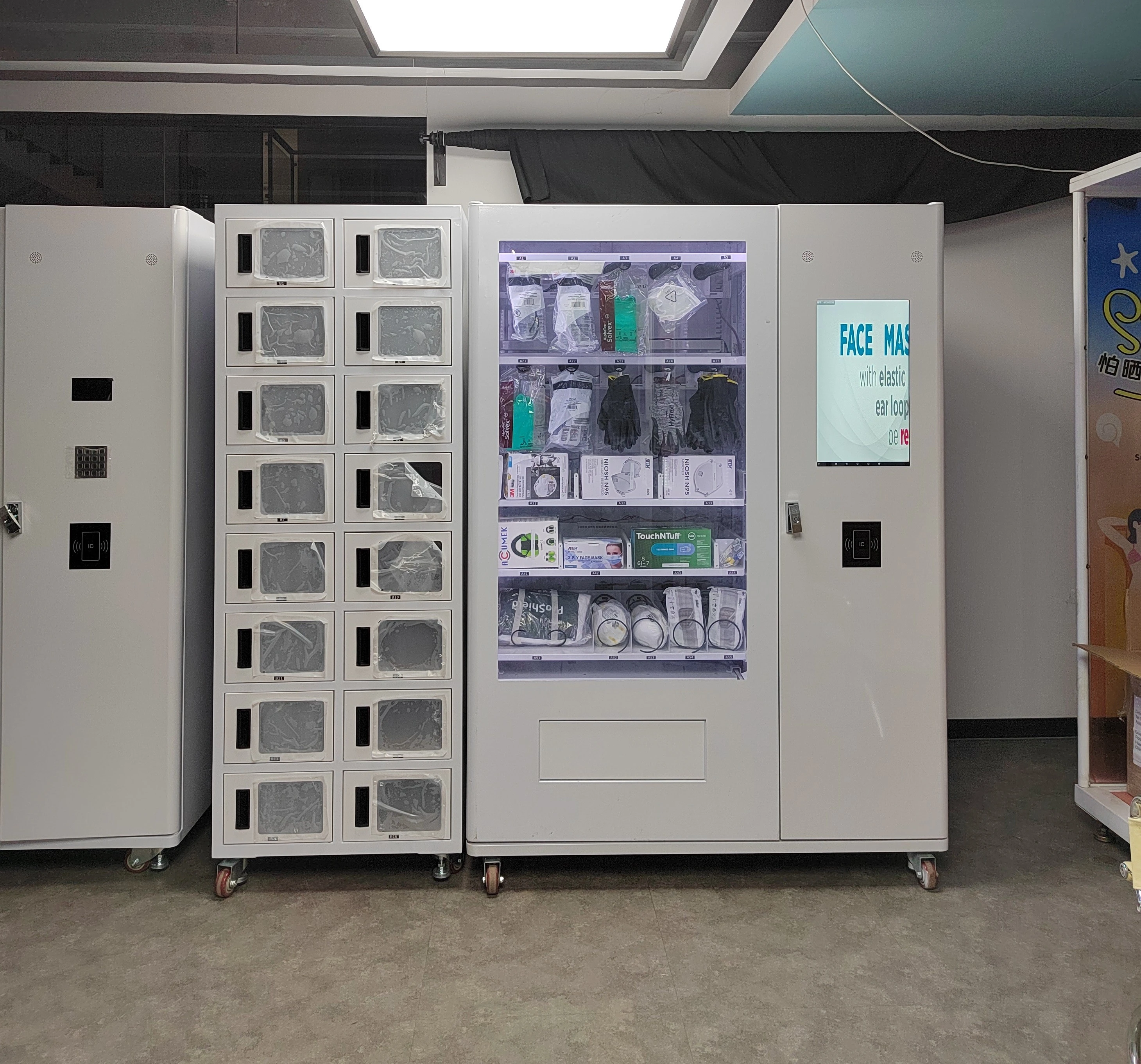 custom sport goods locker ppe vending machine basketball