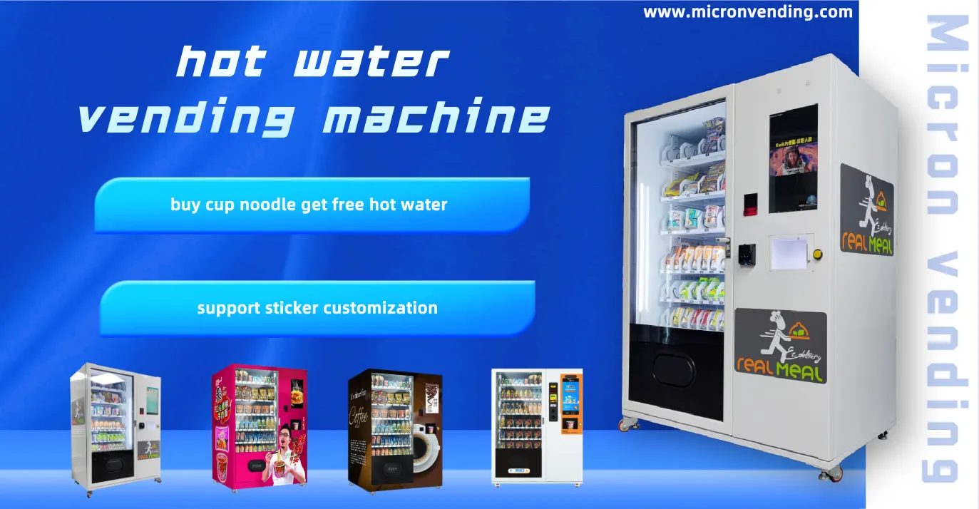 hot water vending machine cup noodle vending machine