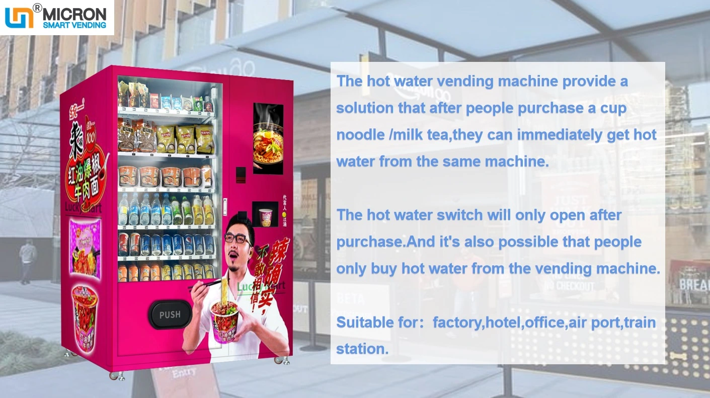 hot water vending machine cup noodle vending machine
