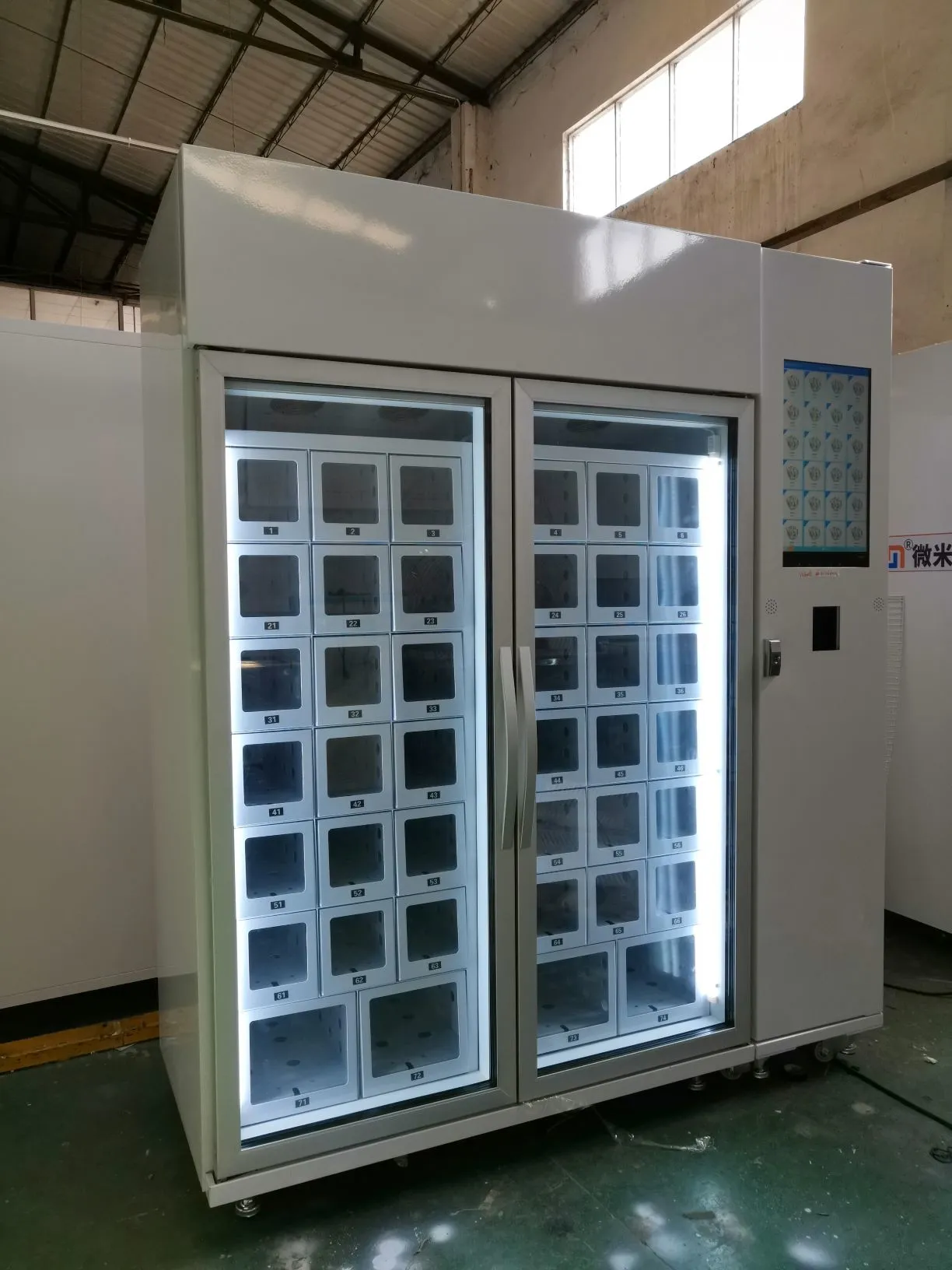 refrigeration intelligent flower vending machine locker