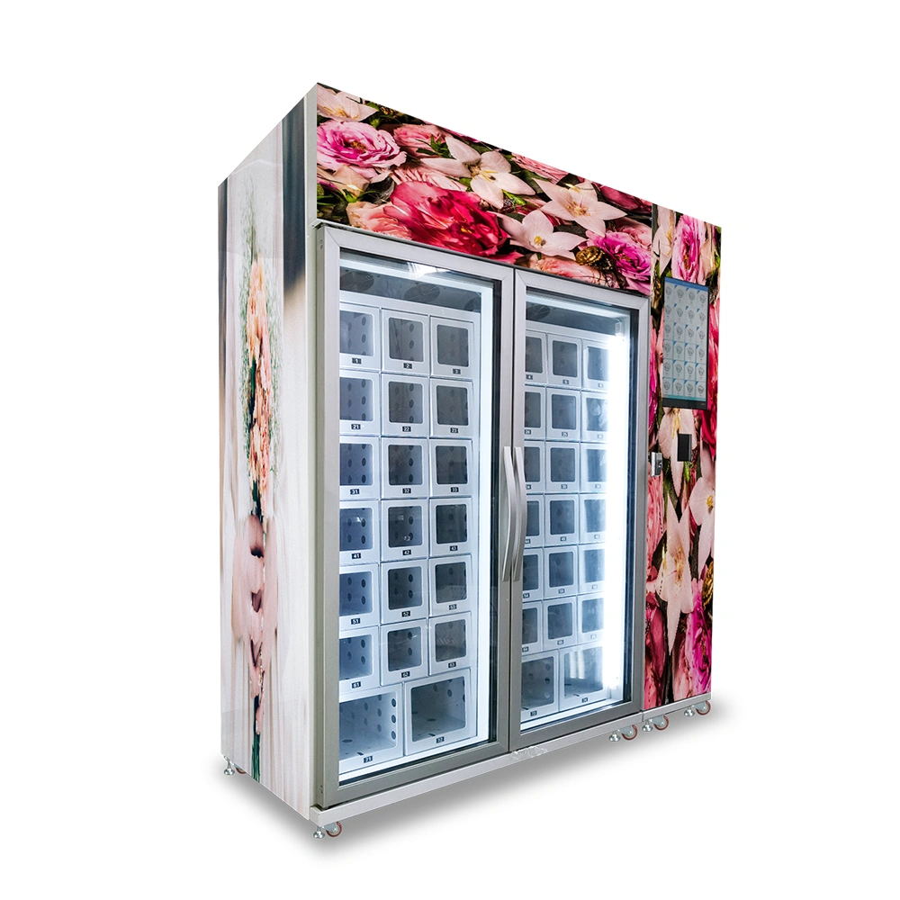 refrigeration intelligent flower vending machine locker
