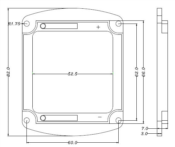 3535 IR LED for machine vision biometric and sensing applications