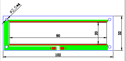 IR LED for therapy with long lifetime and low optical attenuation