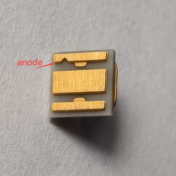 6565 SMD UV LED package dimensions and mechanical specifications