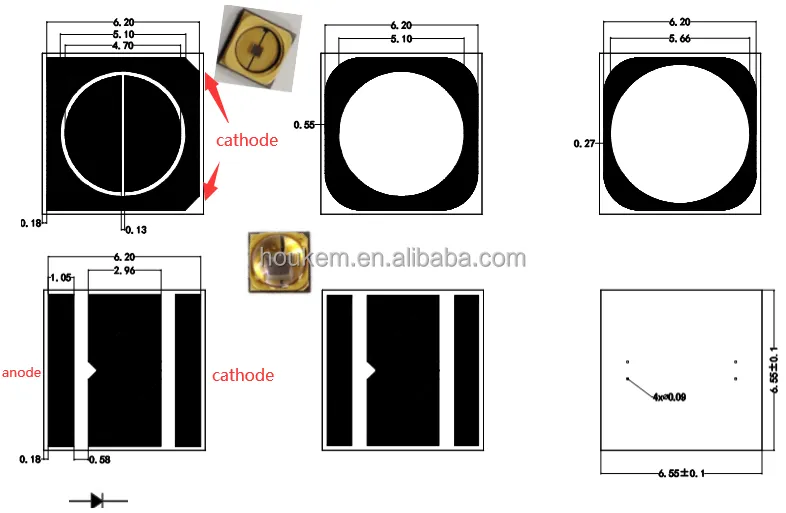3W 308NM UVB LED