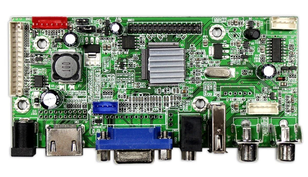 USB LCD Controller board V59 with 10.4inch LCD panel replacement G104SN03 V1