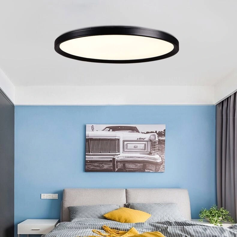 600mm Pendant led flat ceiling Round Panel light for resident decoration