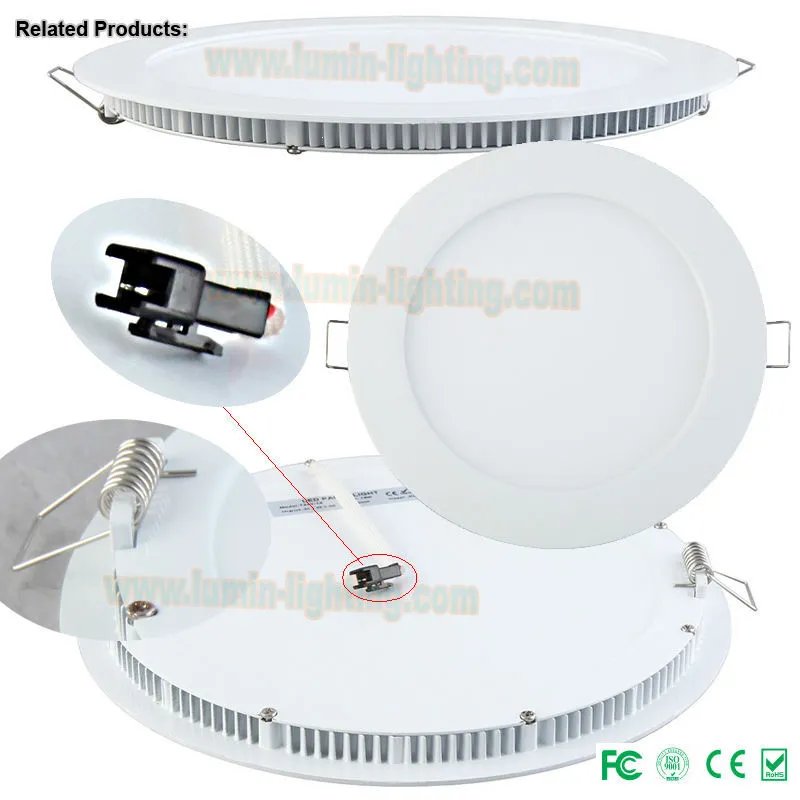 CCT color changeable adjustable 240mm round LED panel light