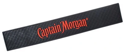 Captain Morgan Spiced Rum Long Bar Mat Spill Mat Rail Drip Mat