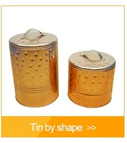 Wholesale Stock Food Grade Round Tin Packaging Box With Window Candle Candy Gift Cake Packaging Tin Box With Window