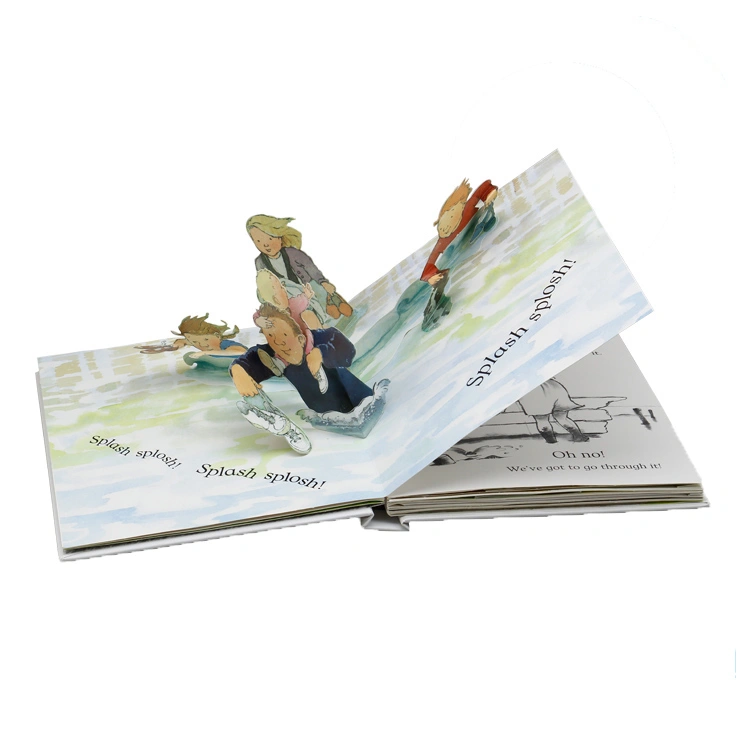 Custom High Quality Pop Up 3D Board Books For Preschool Kids
