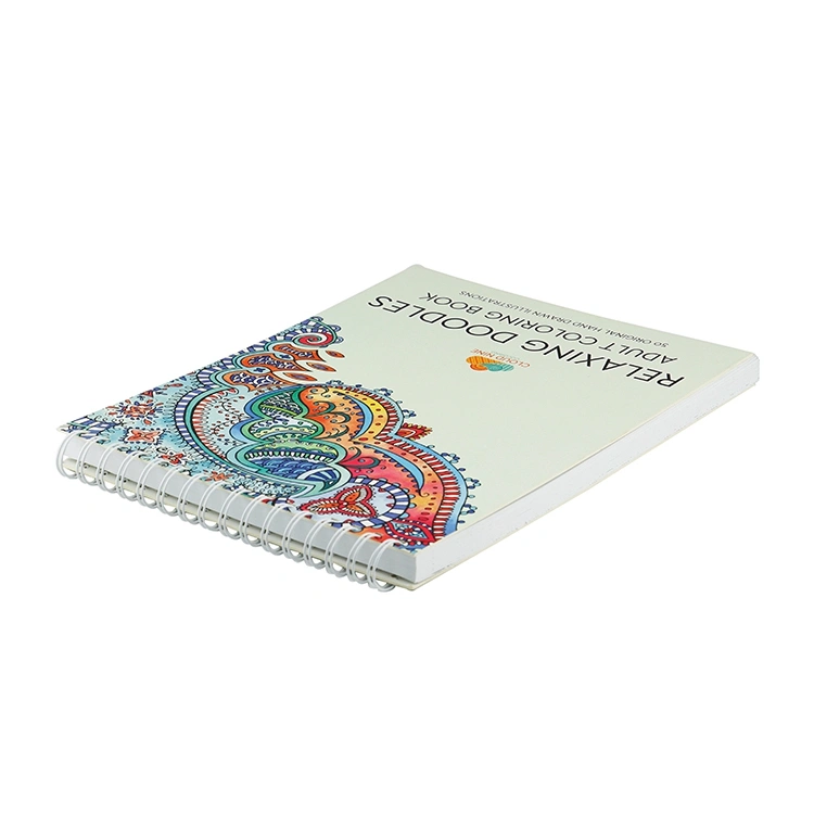 Spiral Bound Printing Adult Coloring Book