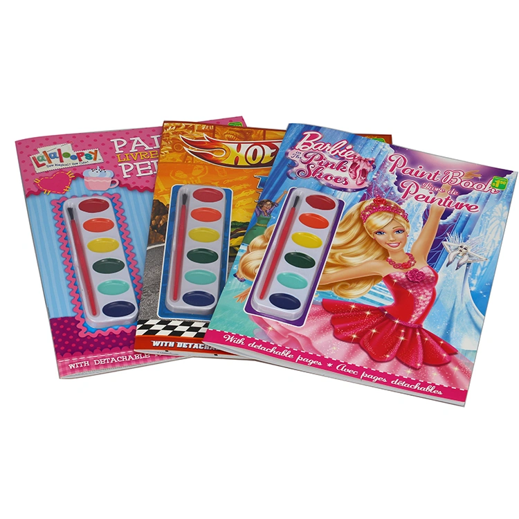 coloring book paper roll printing children