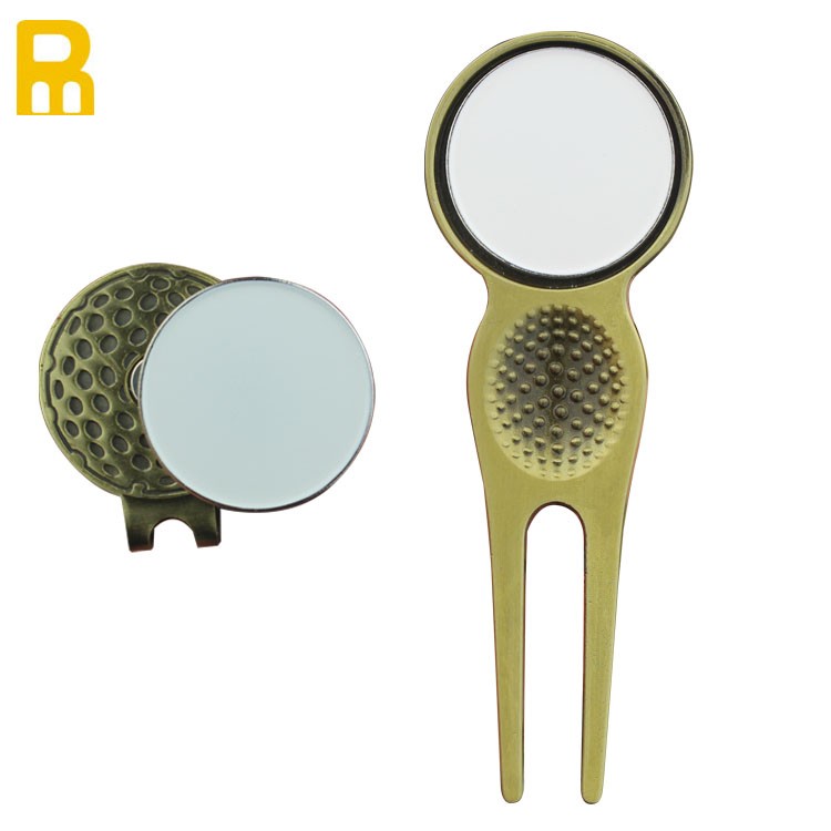 Cheap magnetic blank golf ball marker for printing by yourself