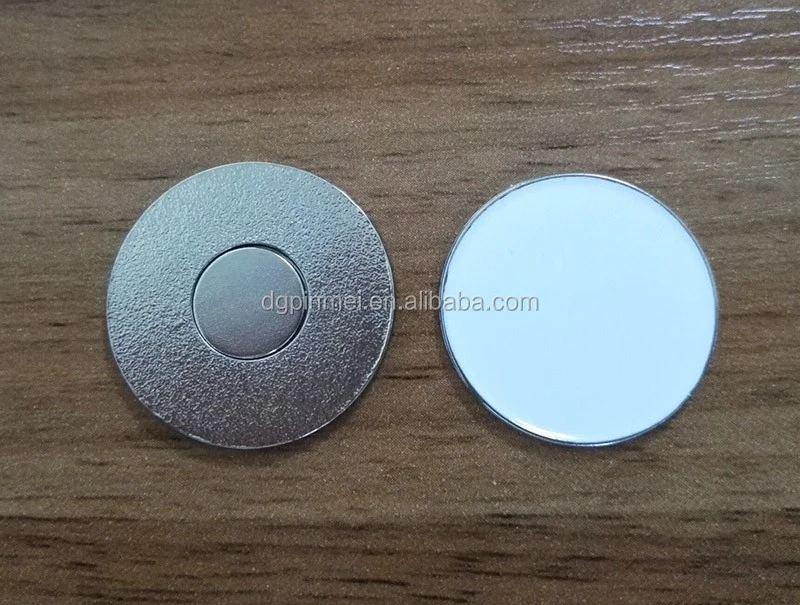 Wholesale digital printing magnetic blank golf ball marker