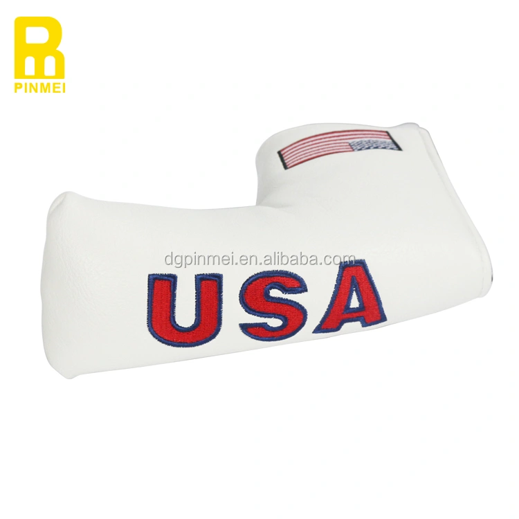 Factory Customized PU leather Golf Putter Club Head Cover