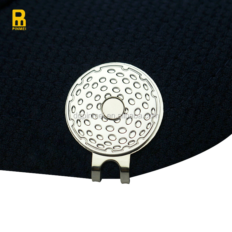 Bulk Magnetic Golf Cap Clips Metal Blank Golf Hat Clips For Golf Accessories Hat Clip
